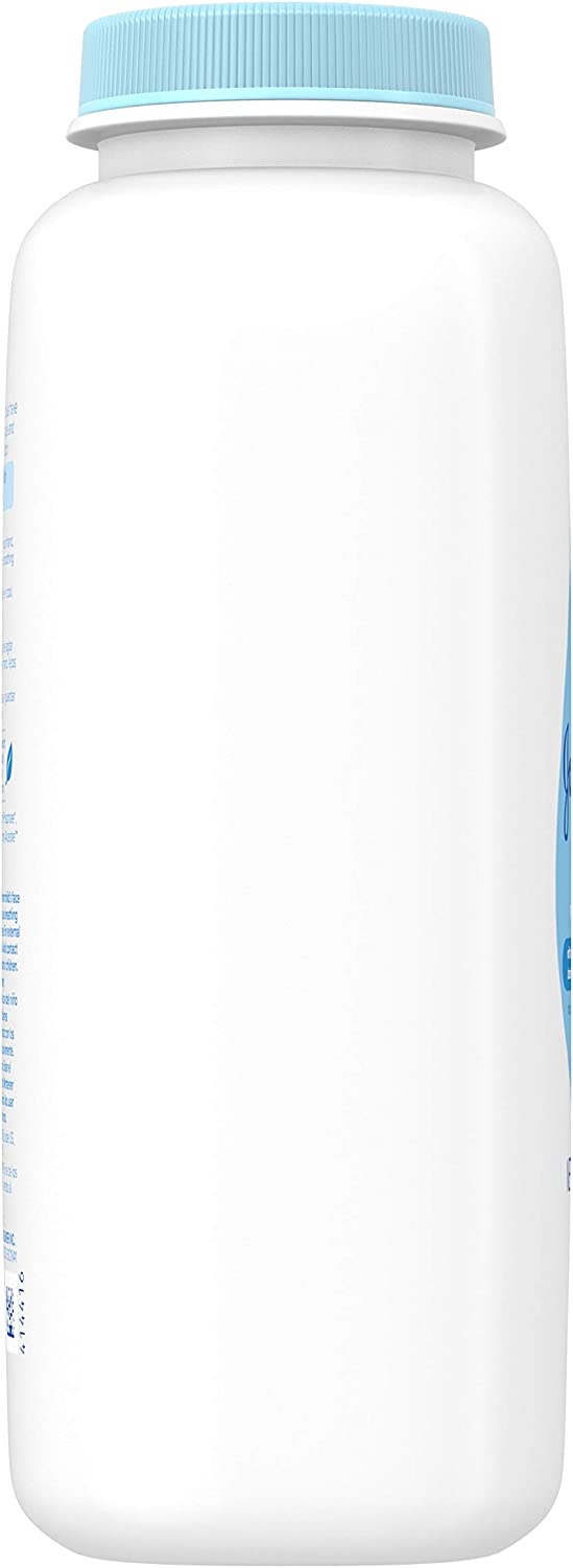 Johnson's Baby Powder with Naturally Derived Cornstarch Aloe & Vitamin E, Hypoallergenic, 9 oz - Image 6